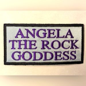 "Angela The Rock Goddess" patch